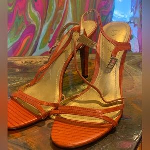 Orange Ralph Lauren Sandals size 8